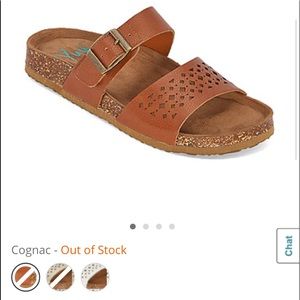 Yuu Poppy Cognac Sandal 9 women’s
